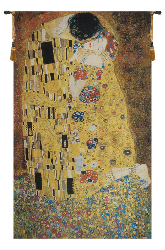 The Kiss Flanders Belgian Tapestry Wall Art