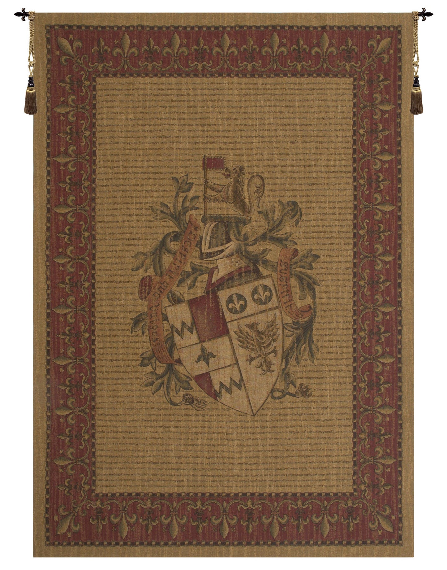 Unicorn Crest Belgian Tapestry