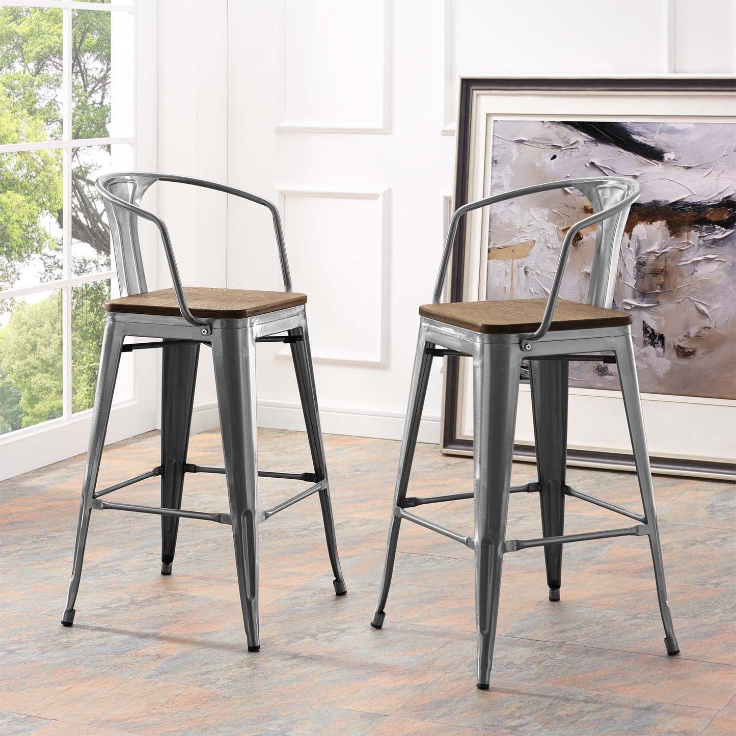 Promenade Bar Stool by Modway