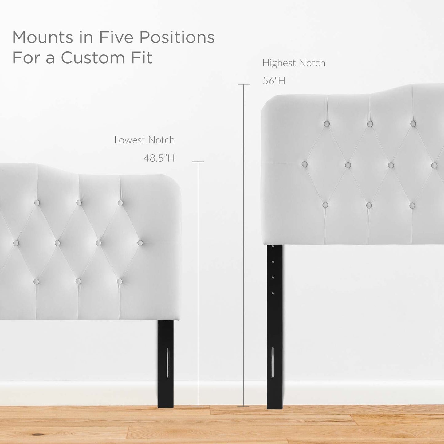Annabel Diamond Tufted Performance Velvet King Headboard by Modway