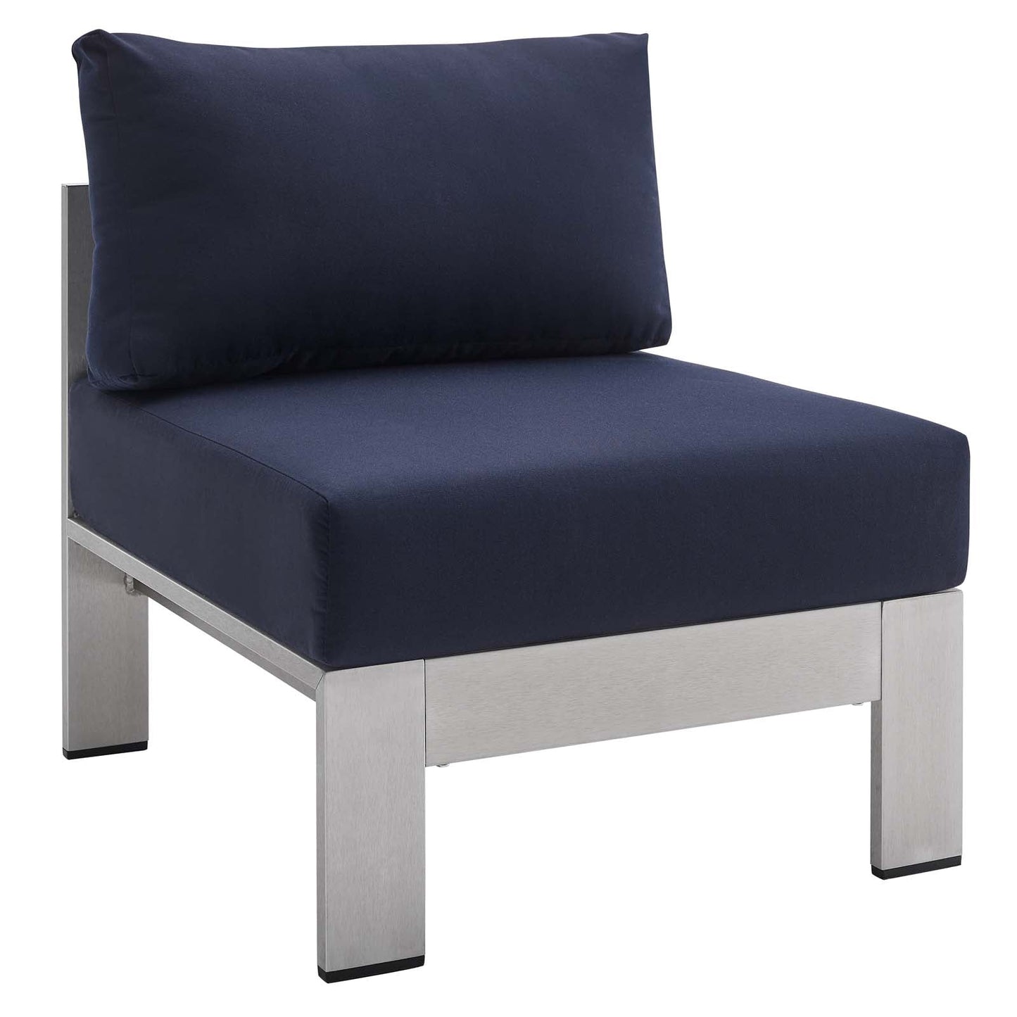 Shore 8 Piece Sunbrella¨ Fabric Outdoor Patio Aluminum Sectional Sofa Set by Modway