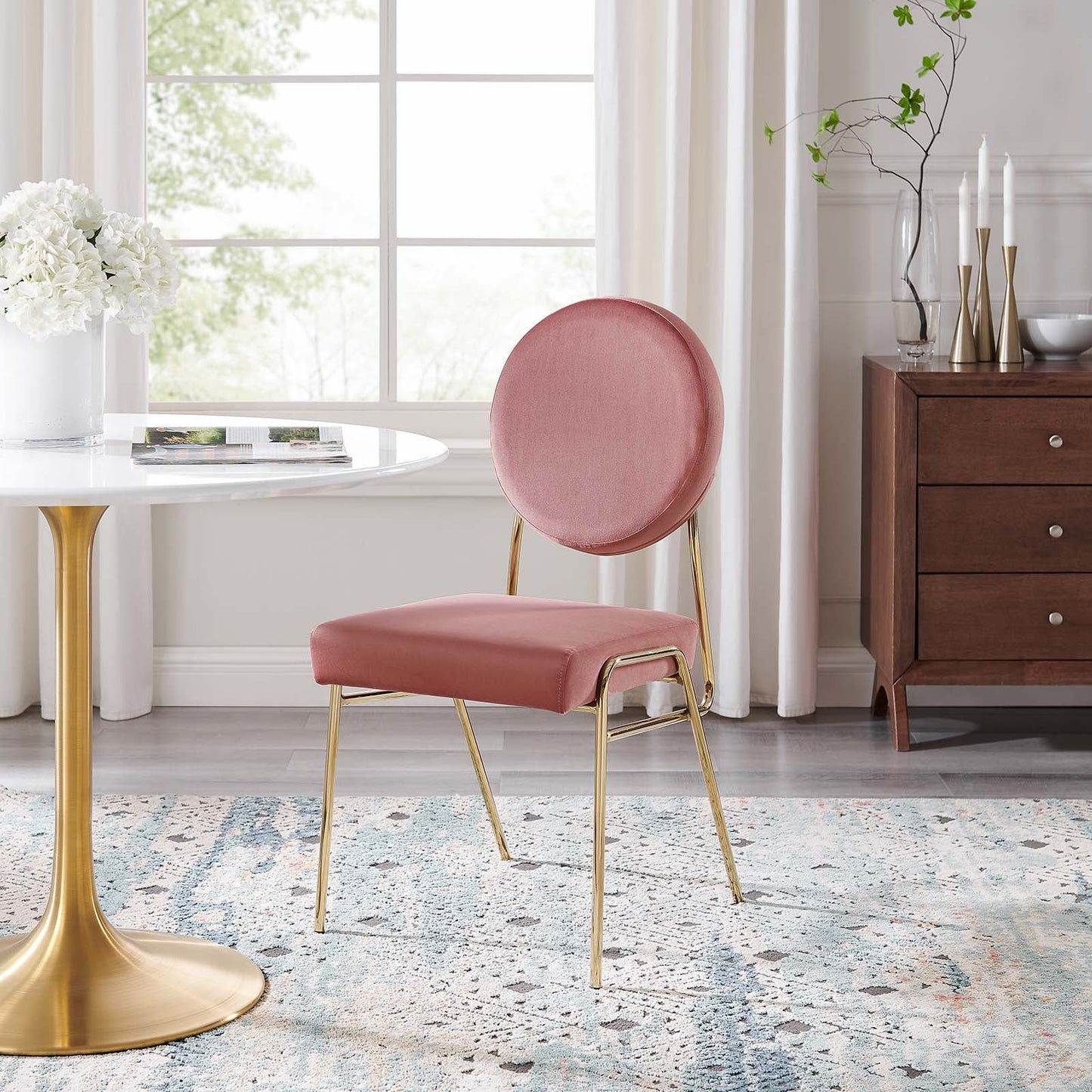 Craft Performance Velvet Dining Side Chair by Modway