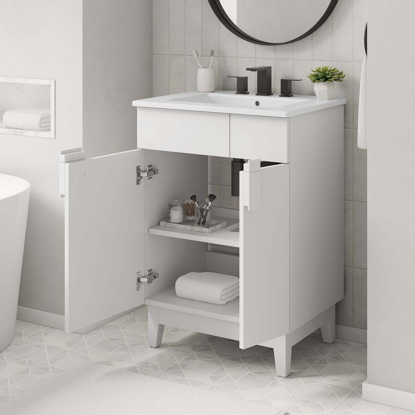 Miles 24" Bathroom Vanity by Modway