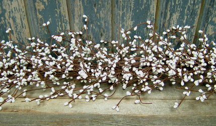 Snow White Pip Garland 4 ft.