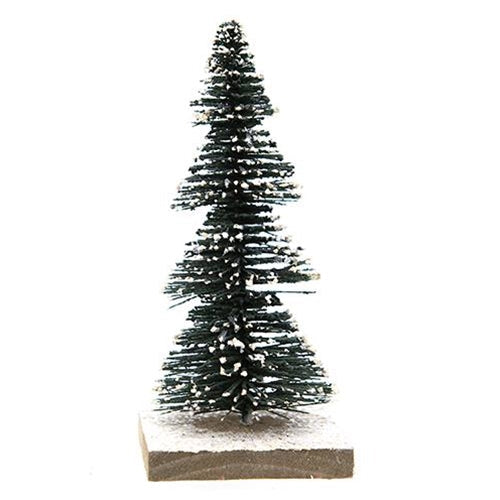 Primitive Snowy Tree Large (Pack of 4)