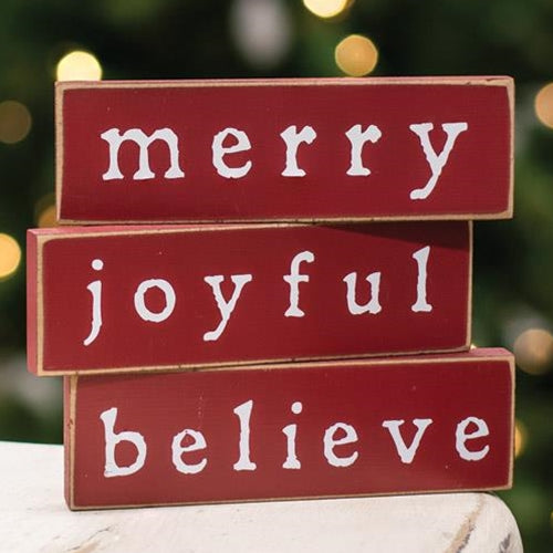 Believe Mini Block 3 Asstd. (Pack of 4)