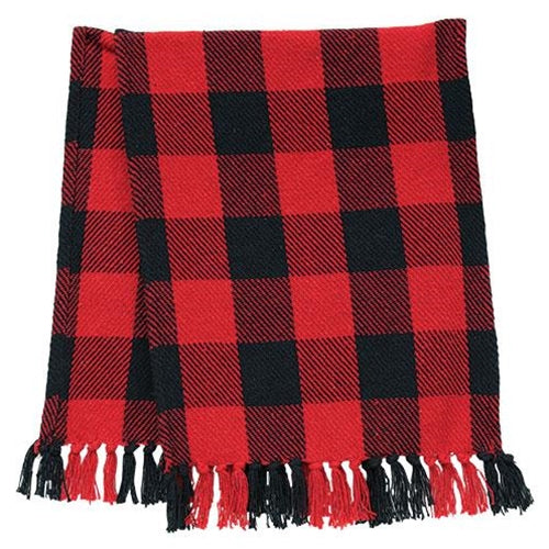 Red & Black Buffalo Check Runner 13.5" 29" (Pack of 4)