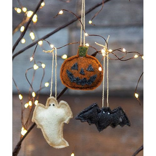 3/Set Felt Halloween Ornaments (Pack of 4)