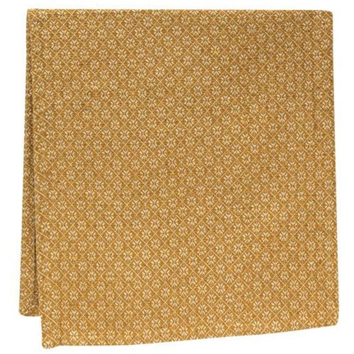 Mustard & Cream Cherry Blossom Short Runner (Pack of 2)