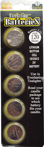 5/pk CR2032 Batteries (Pack of 4)