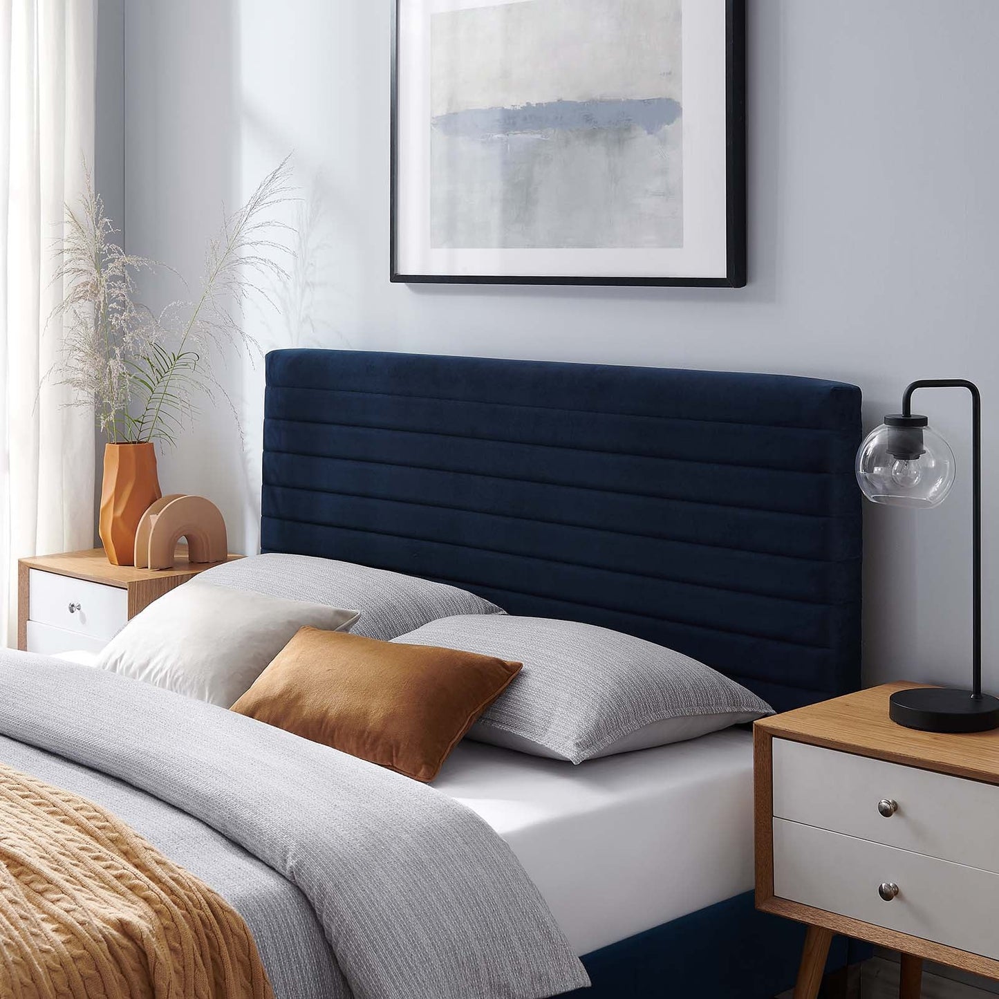 Tranquil Channel Tufted King/California King Headboard by Modway