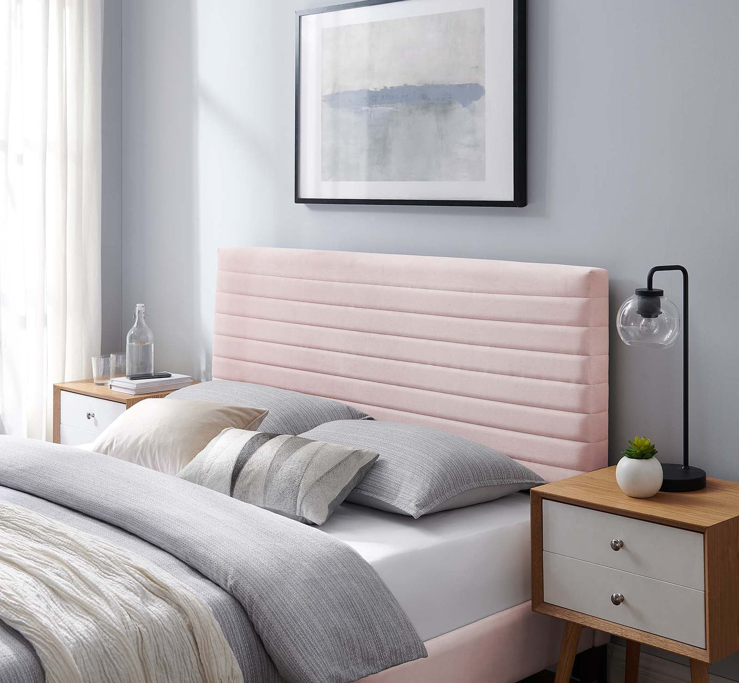 Tranquil Channel Tufted King/California King Headboard by Modway
