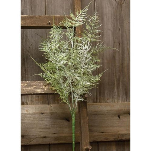 Snowy Glitter Coral Pine Bush (Pack of 4)