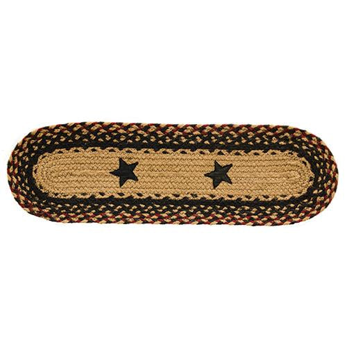 Blackberry Star Oval Stair Tread 8x28 (Pack of 4)