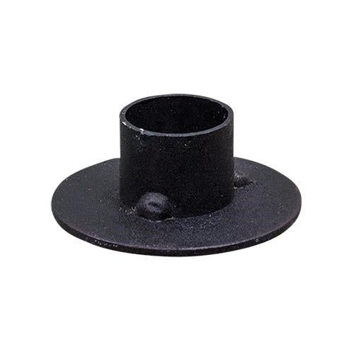 Circle Taper Holder - Black (Pack of 4)