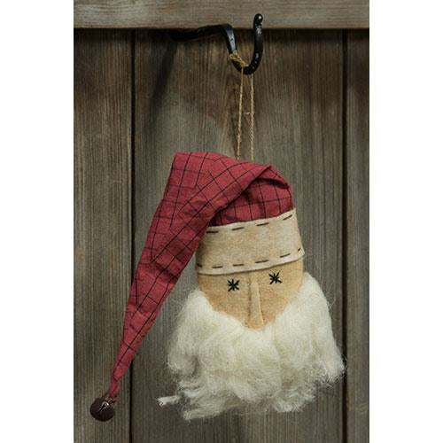 Santa Head Ornament (Pack of 4)