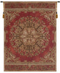 Les Rosaces in Red French Tapestry
