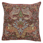 Peacock and Dragon Red Cushion Wholesale