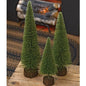 Mossy Bottle Brush Pine Tree 10" (Pack of 4)