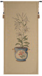 White Amaryllis Large European Tapestry