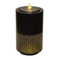 Illuminated Cut-Out Metal Round Fountain 21.5"H