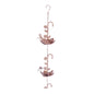 Iron Dragonfly Floral Rain Chain 74"L