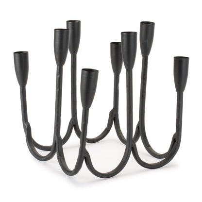 Modern Metal Tabletop Candelabra9"H