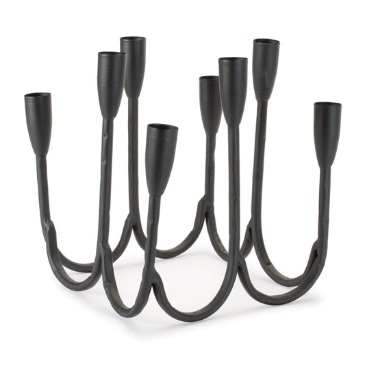 Modern Metal Tabletop Candelabra9"H