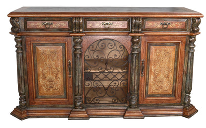 Peruvian Iron Scroll Buffet