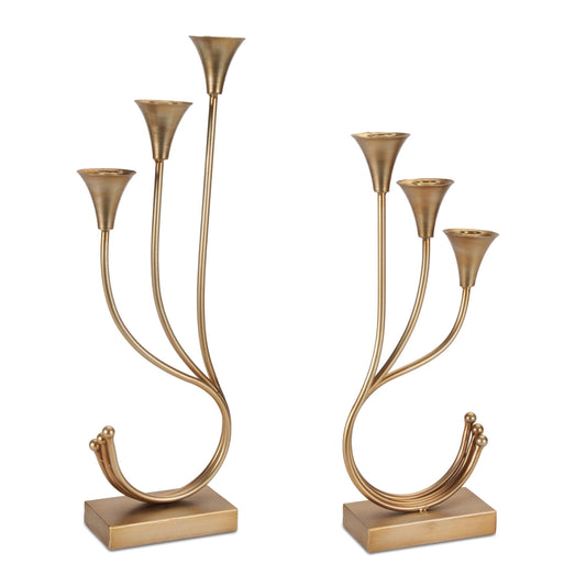 Triple Taper Candle Holder (Set of 2)