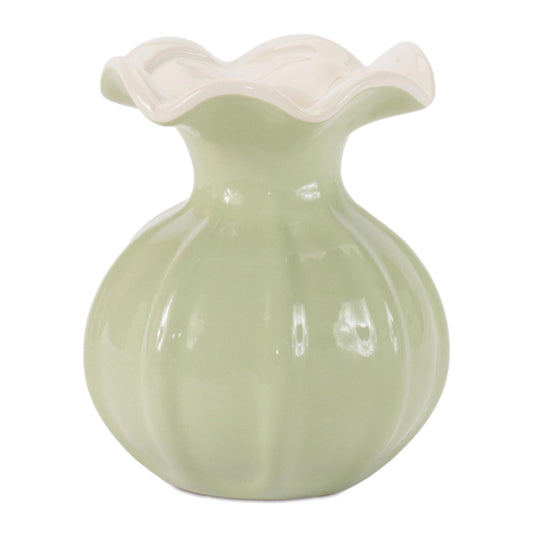 Scalloped Mini Vase (Set of 2)