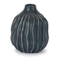 Wavy Ribbed Stoneware Vase (Set of 2)