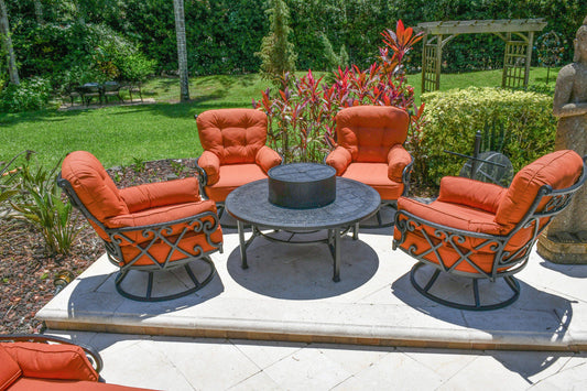 Chillounge All Inclusive Outdoor Firepit Club Set (KIT)