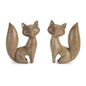 Modern Fox Figurine (Set of 2)