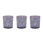 Frosted Hydrangea Print Votive Holder (Set of 3)