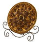 Golden Garden Charger with Stand