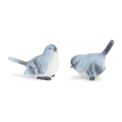 Blue Songbird Resin Figurine (Set of 6)