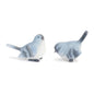 Blue Songbird Resin Figurine (Set of 6)