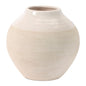 Two-Tone Stoneware Vase 9.25"H