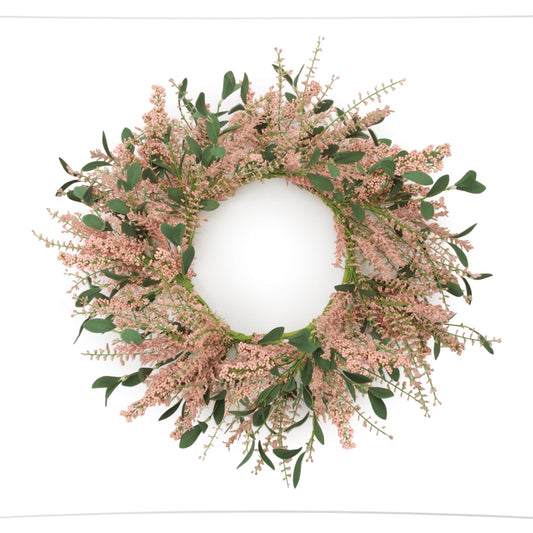 Lavender Floral Wreath 24 Inch