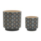 Mini Floral Pattern Planter (Set of 2)