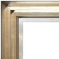 Modern Wave Frame 24X36 Silver