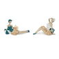 Retro Beach Babe Figurine (Set of 2)