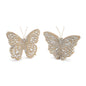 Detailed Butterfly Shelf Sitter (Set of 2)