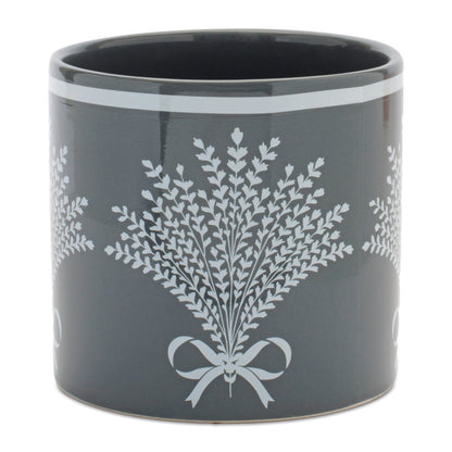 Botanical Bouquet Dolomite Planter (Set of 2)