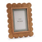 Scalloped Wood 4x6 Photo Frame 10"H