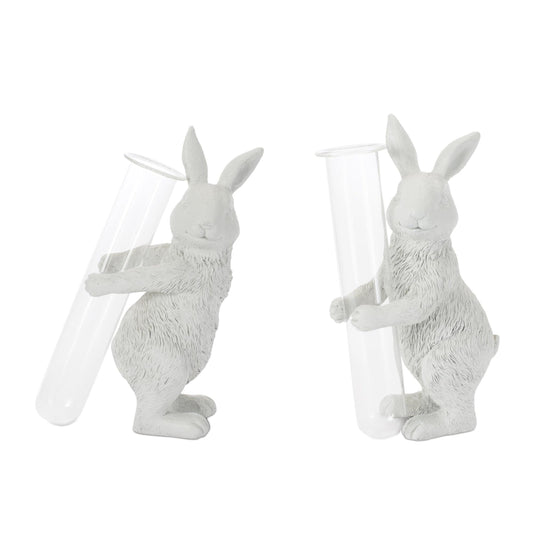 White Rabbit Bud Vase (Set of 2)