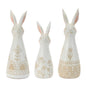 Ornate Floral Pattern Rabbit (Set of 3)