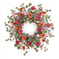 Poppy & Tulip Floral Wreath 22"D