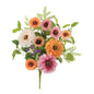 Mixed Zinnia Floral Bush (Set of 2)